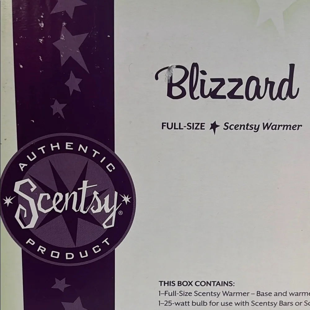 Scentsy White Accent Candle Holder “Blizzard”